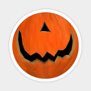 Jack-O-Lantern Pumpkin Smiley Face Mouth Magnet